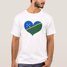 I Liebe Flagge der Salomonen T-Shirt