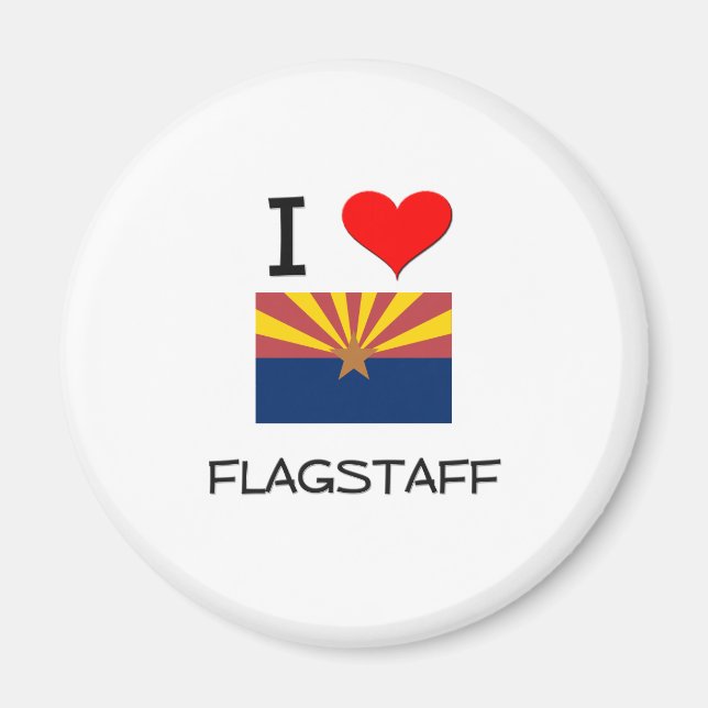 I Liebe FLAGSTAFF Magnet (Vorne)