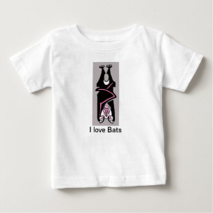 I Liebe Fledermäuse - gefährdete Tierwelt - Baby T-shirt