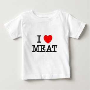 I Liebe FLEISCH (Nahrung) Baby T-shirt