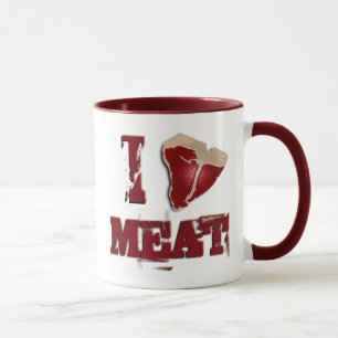 I Liebe-Fleisch Tasse