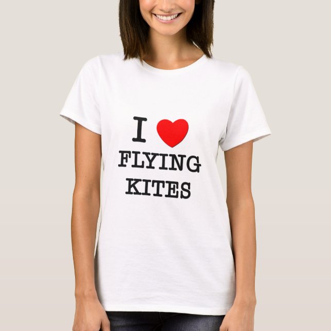 I Liebe-fliegende Drachen T-Shirt (Vorderseite)