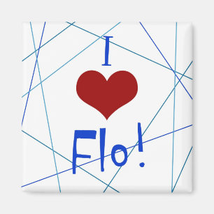 I Liebe Flo-Magnet Magnet