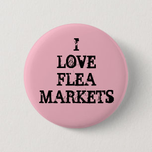I Liebe-Flohmärkt Button
