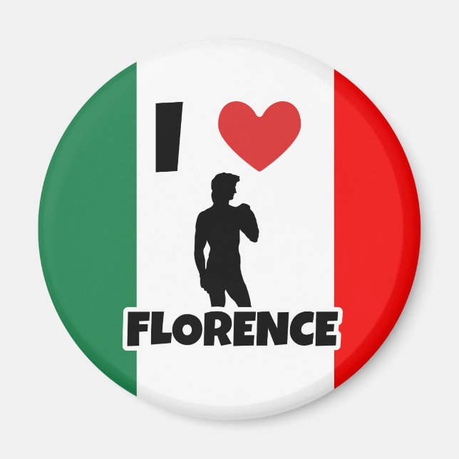 I Liebe Florence Magnet (Vorne)