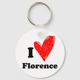I Liebe Florence Schlüsselanhänger