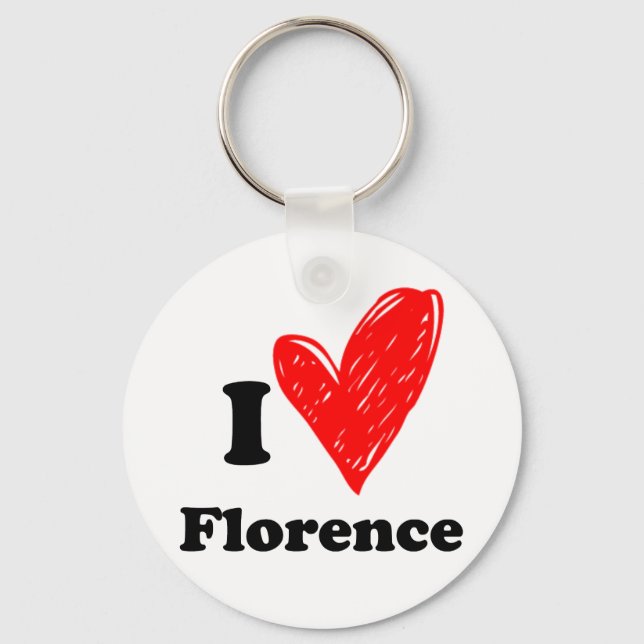 I Liebe Florence Schlüsselanhänger (Vorderseite)