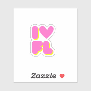 I Liebe Florida Aufkleber