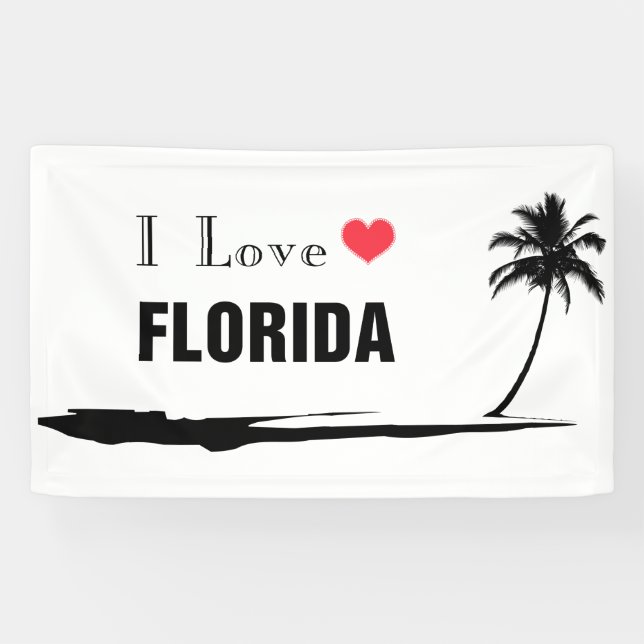 I Liebe Florida Banner (Horizontal)