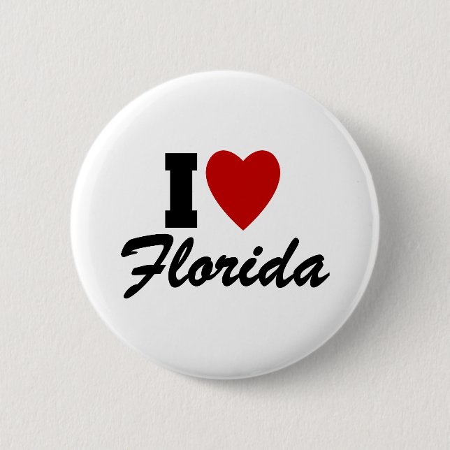 I Liebe Florida Button (Vorderseite)