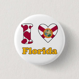 I Liebe Florida Button