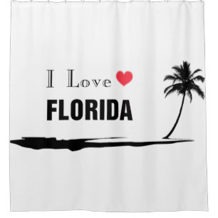 I Liebe Florida Duschvorhang