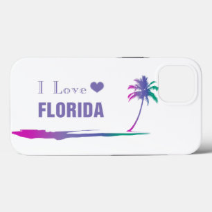 I Liebe Florida Farbige Lila Case-Mate iPhone Hülle