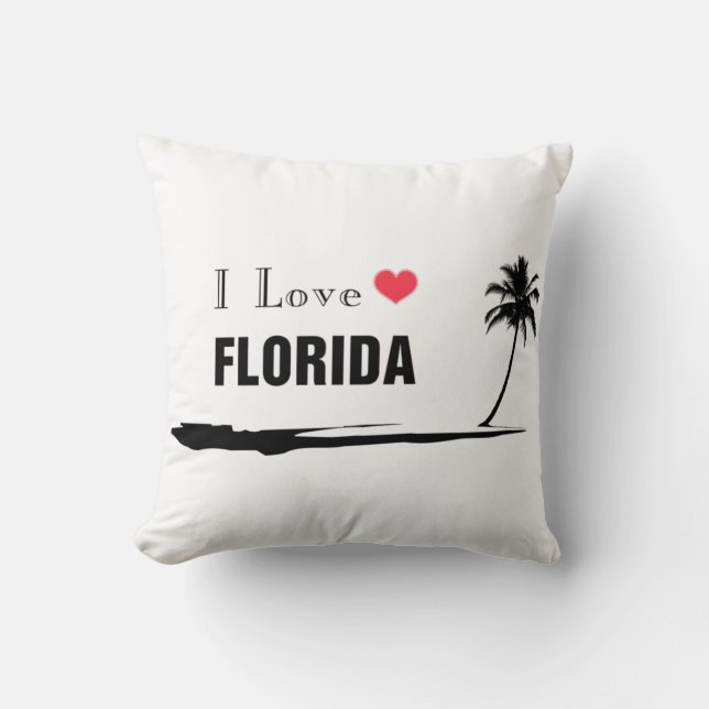 I Liebe Florida Kissen (Vorderseite)
