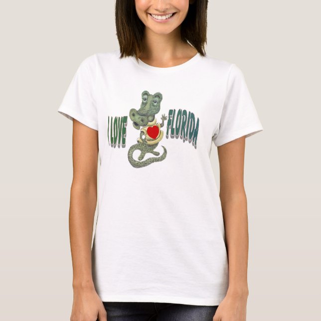 I Liebe Florida T-Shirt (Vorderseite)