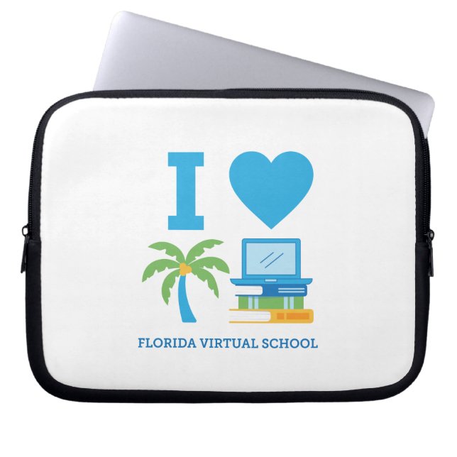 I Liebe Florida Virtual School Laptop Sleeve (Vorderseite)