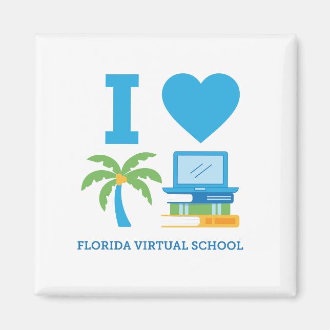 I Liebe Florida Virtual School Magnet (Vorne)