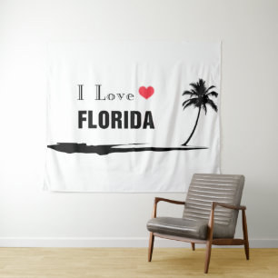 I Liebe Florida Wandteppich