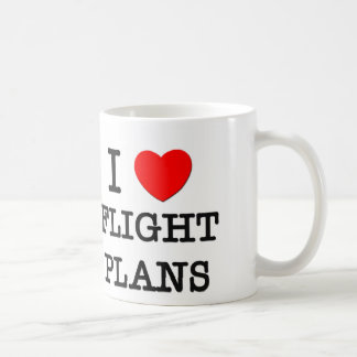 I Liebe-Flug-Pläne Kaffeetasse