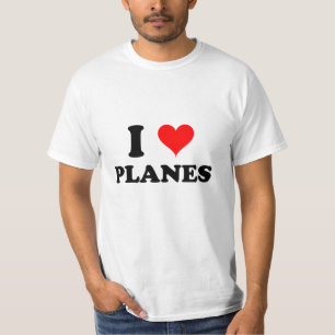 I Liebe-Flugzeuge T-Shirt