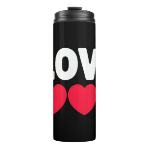 I Liebe Food Funny Feinschmecker Geschenk für Männ Thermosbecher