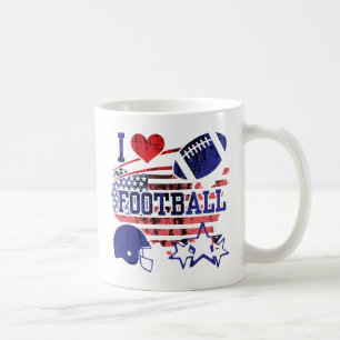 I Liebe Football (American Football) Tasse