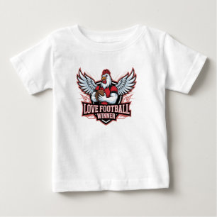 I Liebe Football Baby T-shirt