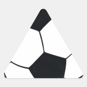 I Liebe Football (Fußball) Spielherz: I Liebe Dreieckiger Aufkleber