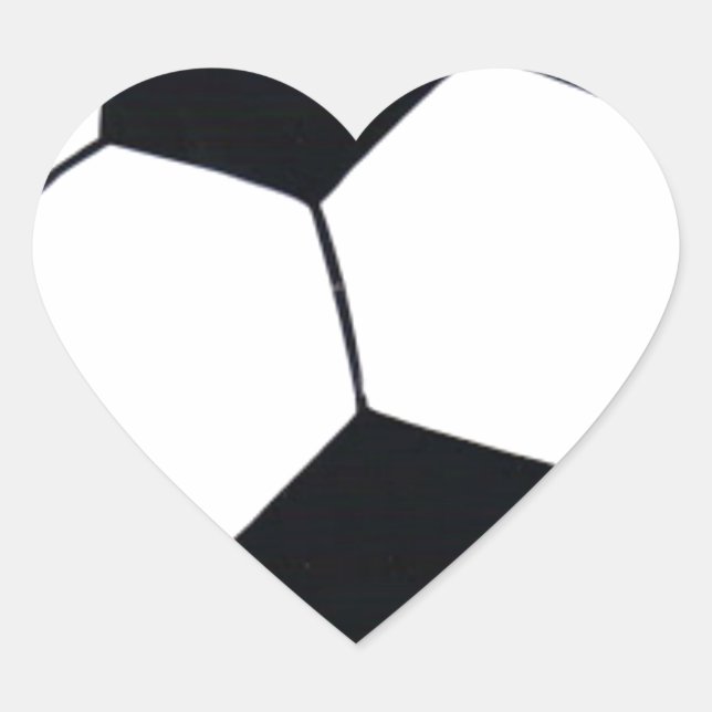 I Liebe Football (Fußball) Spielherz: I Liebe Herz-Aufkleber (Vorderseite)