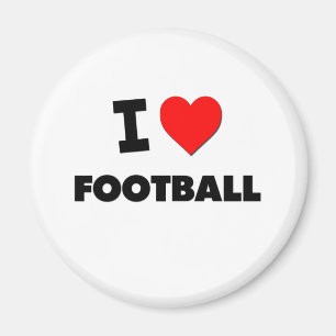 I Liebe Football Magnet