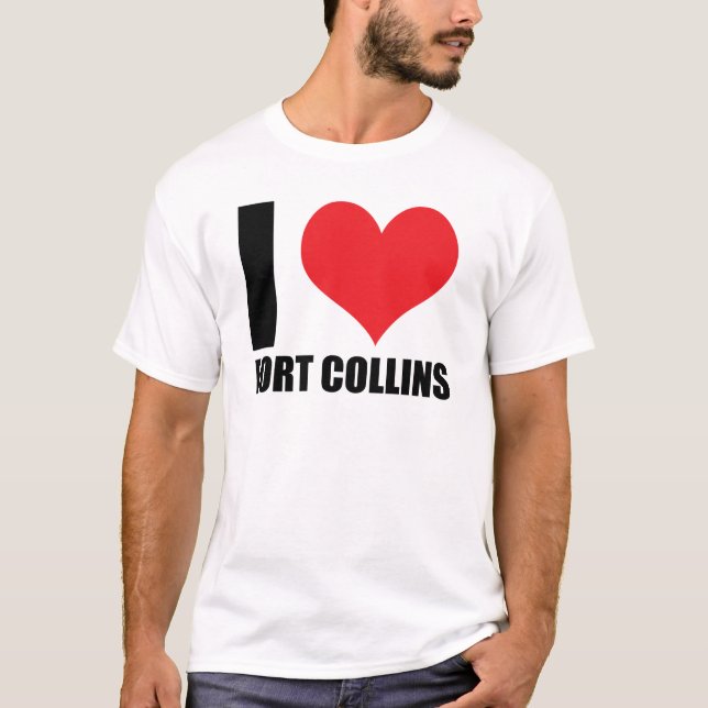 I Liebe Fort Collins T-Shirt (Vorderseite)