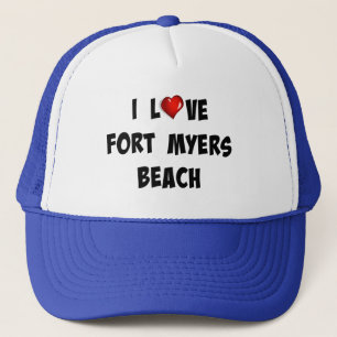 I Liebe Fort Myers Beach Truckerkappe