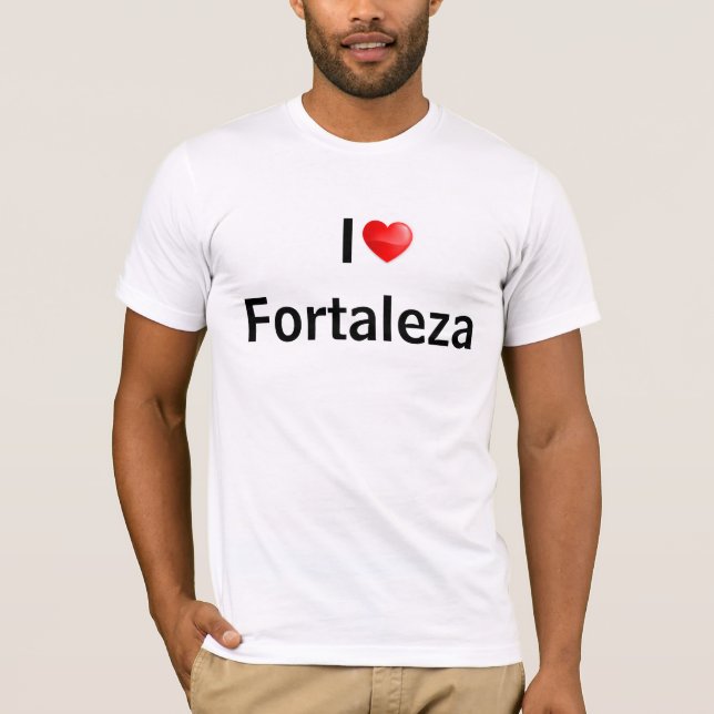 I Liebe fortaleza T-Shirt (Vorderseite)