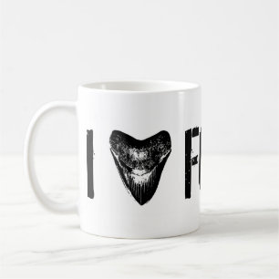 I LIEBE-FOSSILIEN Megalodon Tasse