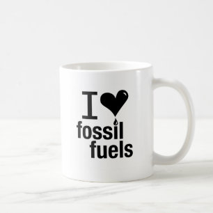 I Liebe-Fossilienbrennstoff-Tasse Kaffeetasse