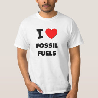 I Liebe-Fossilienbrennstoffe T-Shirt