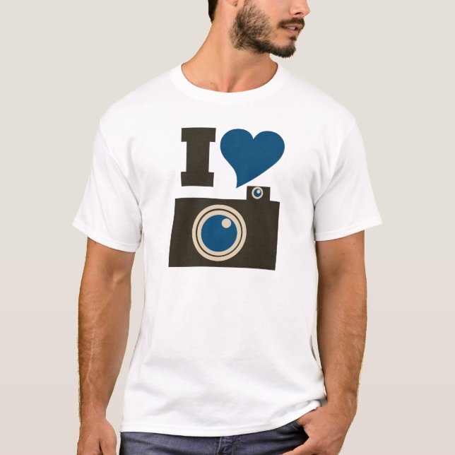 I Liebe Fotografie T-Shirt (Vorderseite)