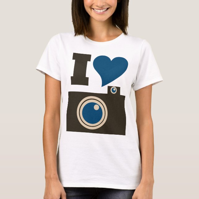 I Liebe Fotografie T-Shirt (Vorderseite)