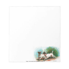 I Liebe Fox Terrier" Notizblock