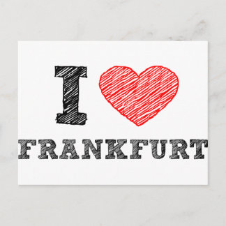 I Liebe Frankfurt Postkarte