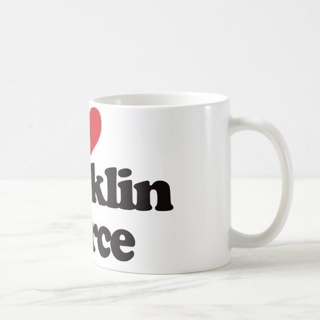 I Liebe Franklin Pierce Kaffeetasse (Rechts)