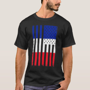 I Liebe Frankreich Nationalfeiertag Französische F T-Shirt