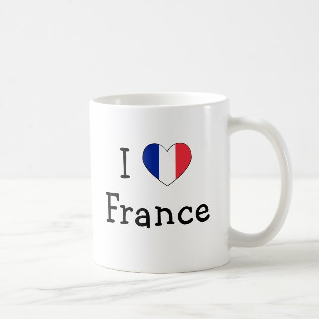 I Liebe Frankreich Tasse (Rechts)