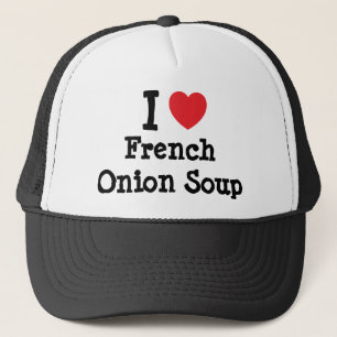I Liebe Französischer Zwiebelsuppe T - Shirt Truckerkappe