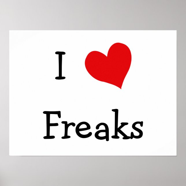I Liebe Freaks Poster (Vorne)