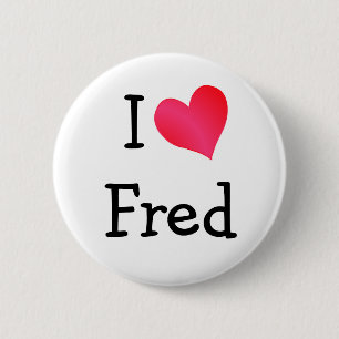 I Liebe Fred Button