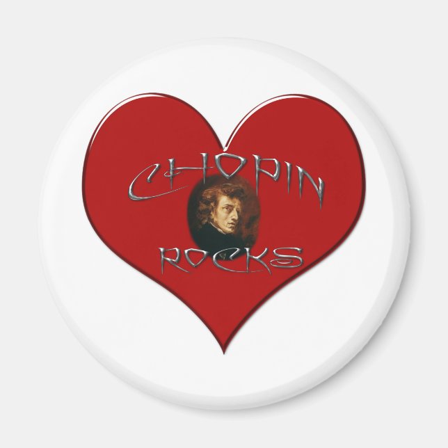 I Liebe Frederic Chopin Magnet (Vorne)