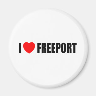 I Liebe Freeport Magnet