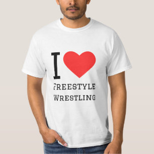 I Liebe Freestyle Wrestling T-Shirt