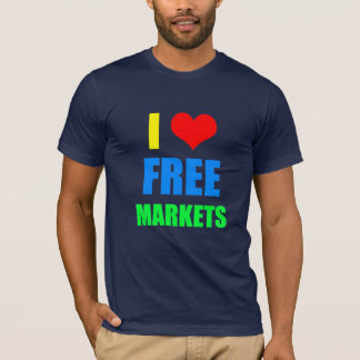 I Liebe-freie Markt-T - Shirt